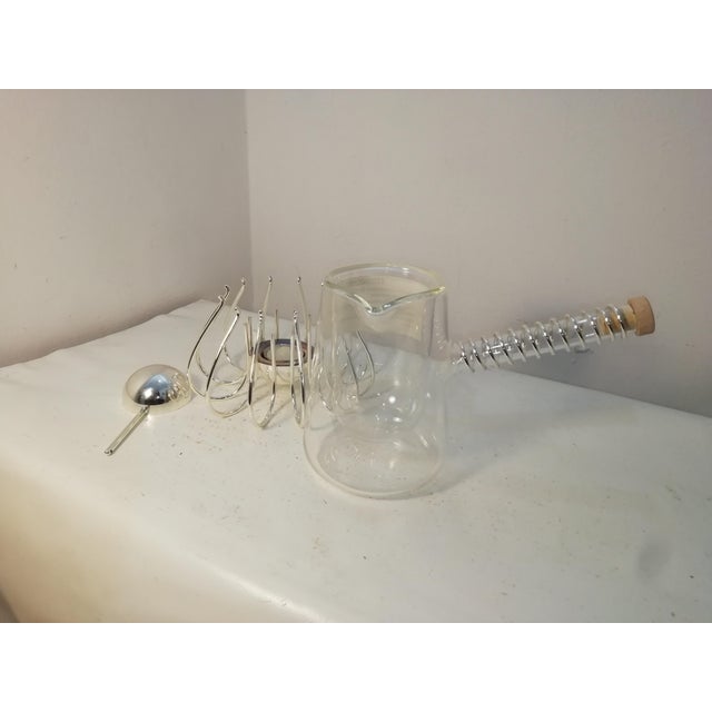 Peyrano Chocolate Pot and Medusa Food Warmer by Lino Sabattini, 1990s, Set of 2 For Sale - Image 6 of 15