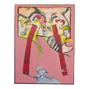 Abstract Oil on Canvas Painting by James L. Bruch