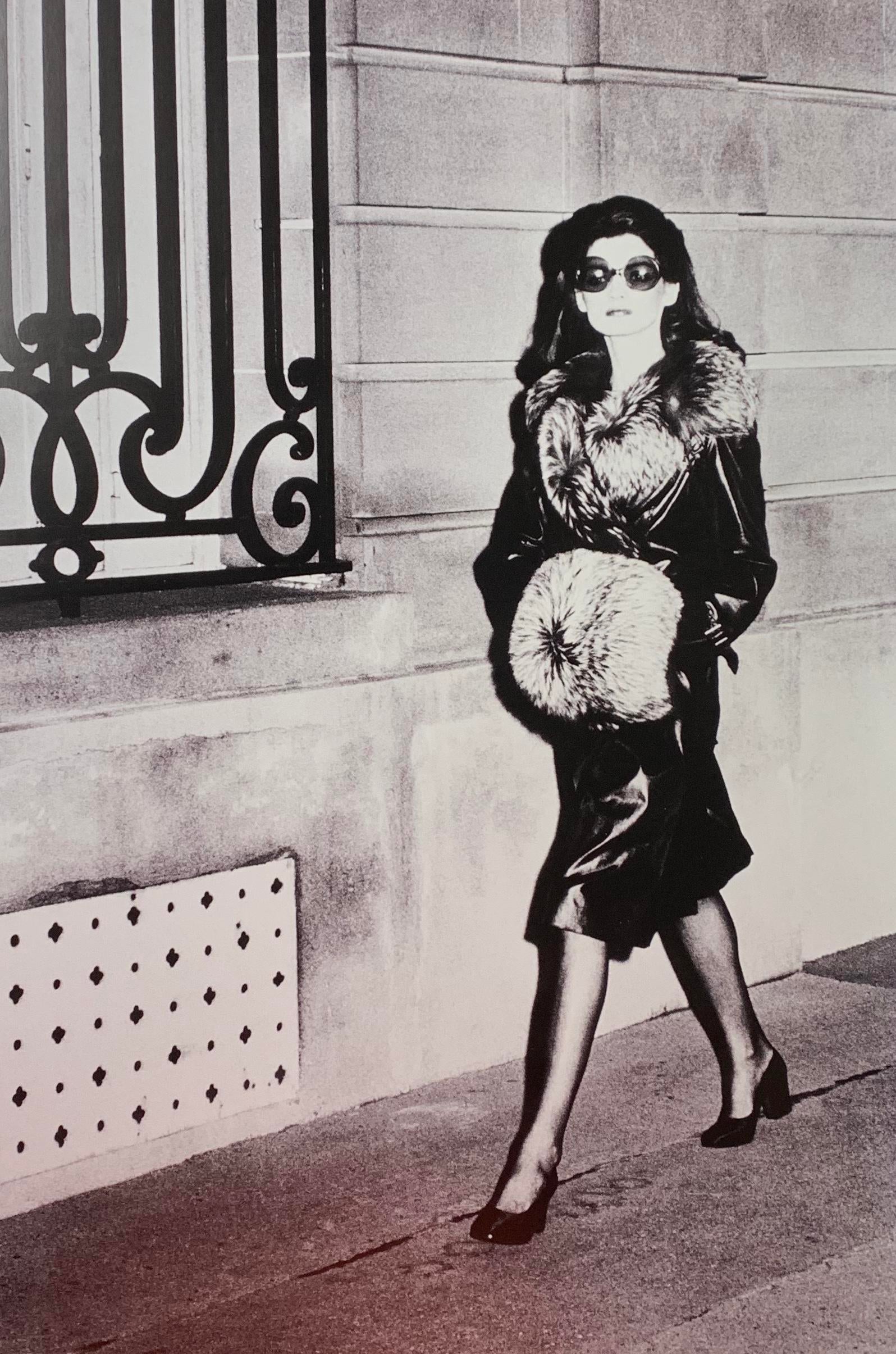 Comme Jackie O, Paris 1972 by Helmut Newton Vintage Silver Gelatin