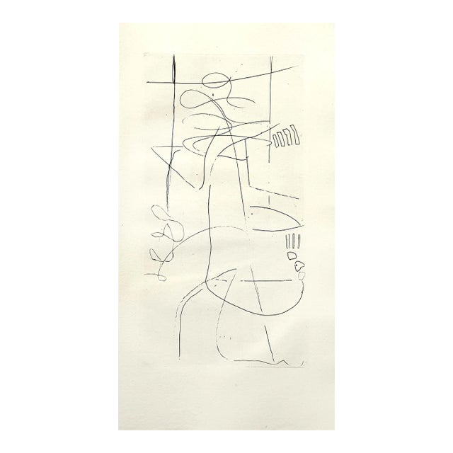 André Lanskoy - Composition - Original Etching 1960 For Sale