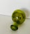 Cca 1849-1860 antique German blown glass Kugel mercury glass ornament.