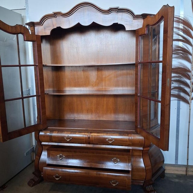Large Baroque Dutch Display Cabinet, 1970s For Sale - Image 12 of 18