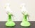 Mid 20th Century Italian Ceramic White Parrots - Pair For Sale - Image 5 of 8