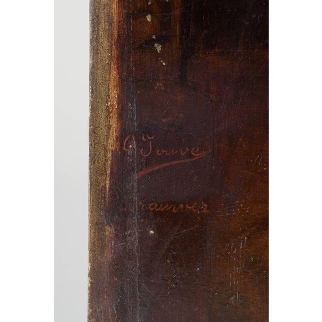 Baroque G. Jouve, Figurative Composition, 18th Century, Oil Painting on Panel For Sale - Image 3 of 5