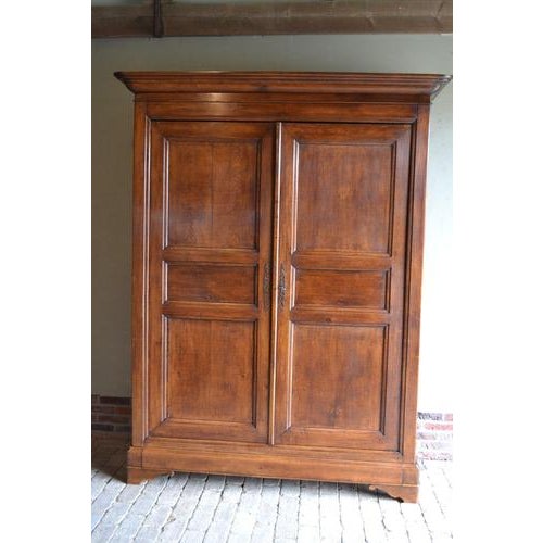 Antique Louis Philippe Oak Cabinet For Sale - Image 9 of 10