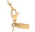 Metal Mid 20th Century Gucci Bloom Enamel 18k Yellow Gold Floral Medallion Pendant Necklace 31" For Sale - Image 7 of 8