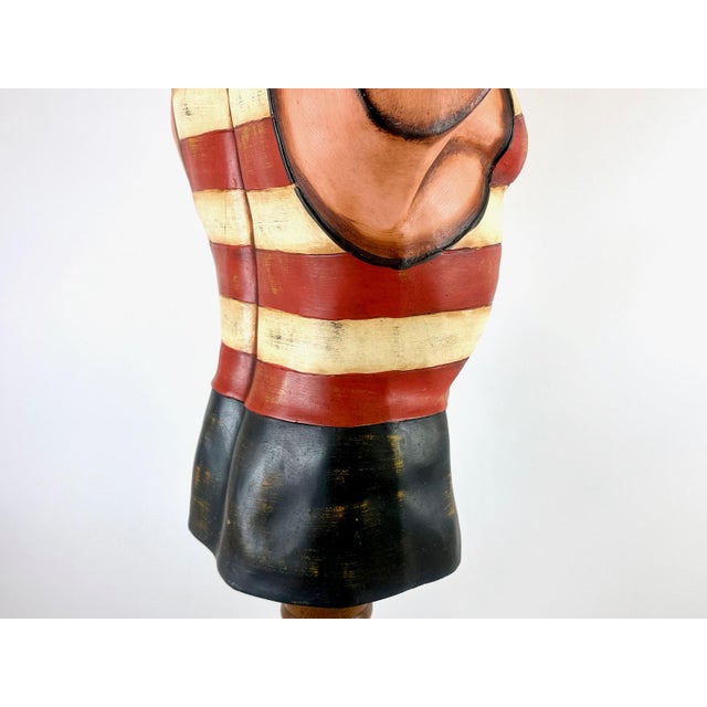 Coney Island Mens Swim Club Torso Mannequin on Stand, 1960s For Sale - Image 4 of 18