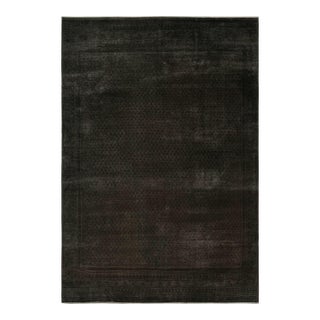 Vintage Persian Rug in Brown and Black by Rug & Kilim For Sale
