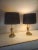 1970s Brass Cobra Table Lamps in the style of Maison Jansen, 1975, Set of 2 For Sale - Image 5 of 10