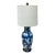 Chinoiserie Blue Porcelain Table Lamp For Sale