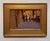 This oil on board painting captures a vibrant moment on a downtown Denver sidewalk, where three figures stroll amidst the...