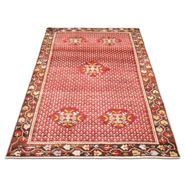 1960s 1960s Turkish Oushak Rug For Sale - Image 5 of 6
