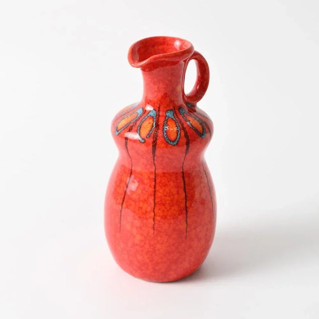 Mid-Century Modern Italian Ceramic Vase from Bertoncello, 1970s For Sale - Image 3 of 12