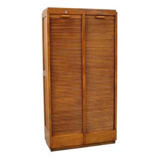 Vintage Filing Cabinet in Oak, 1920s For Sale