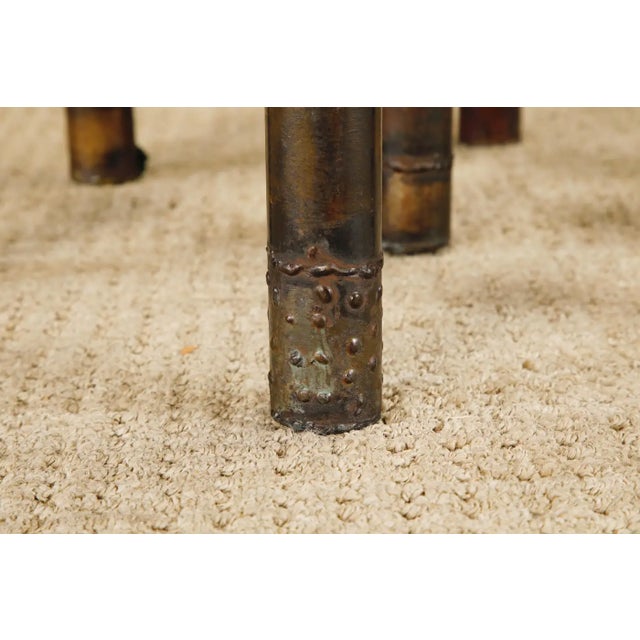 Paul Evans Brutalist Cocktail Table in Patinated Steel and Bronze, C. 1970 For Sale - Image 16 of 16