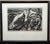 Vintage woodcut print entitled ‘Fisherman’ by artist R.F. McGovern. Pencil signed to the bottom right. Image measures 12.5...