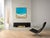 Early 21st Century Turquoise Dreams by Ana Hefco | Layered tinted resin on wood panel Abstract ocean scene with beach. For Sale - Image 5 of 5