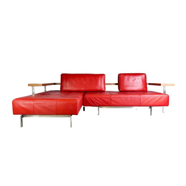 Dono 6100 Corner Sofa in Red Leather from Rolf Benz For Sale - Image 14 of 14