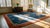 Wonderful Blue and Red Color With Great Florid Design Antique Chinese Peking Rug For Sale - Image 13 of 15