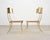 2000 - 2009 Pair of Brass Leather Strap Klismos Chairs by Sylvan S. F. For Sale - Image 5 of 18