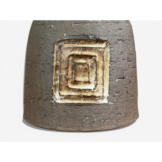 Fridtjof Sejersen, Table Lamp, Brown Ceramic, Denmark, 1960s For Sale - Image 9 of 10