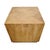 Contemporary Salvaged Chevron Cube End Table For Sale - Image 3 of 4