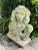 Antique Concrete Garden Lion Sculpture For Sale - Image 4 of 5