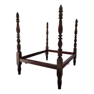 Vintage Traditional Solid Wood Bedframe For Sale