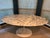 2020s Knoll Saarinen 72” Oval Arabescato Satin Table For Sale - Image 5 of 6
