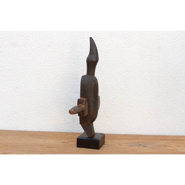 19th Century Antique Dogon Bird Guardian Door Lock For Sale - Image 5 of 8