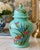 A vibrant vintage Andrea by Sadek lidded ginger jar, crafted in Japan and finished in an exceptional turquoise/aqua glaze....
