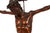 Brown 18th Century Finely Carved Boxwood Corpus Christi on Stand For Sale - Image 8 of 18