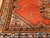 Vintage Malayer Area Rug, Hand-Knotted Wool, Geometric Tribal Pattern, 4x7, Terracotta & Navy For Sale - Image 4 of 18