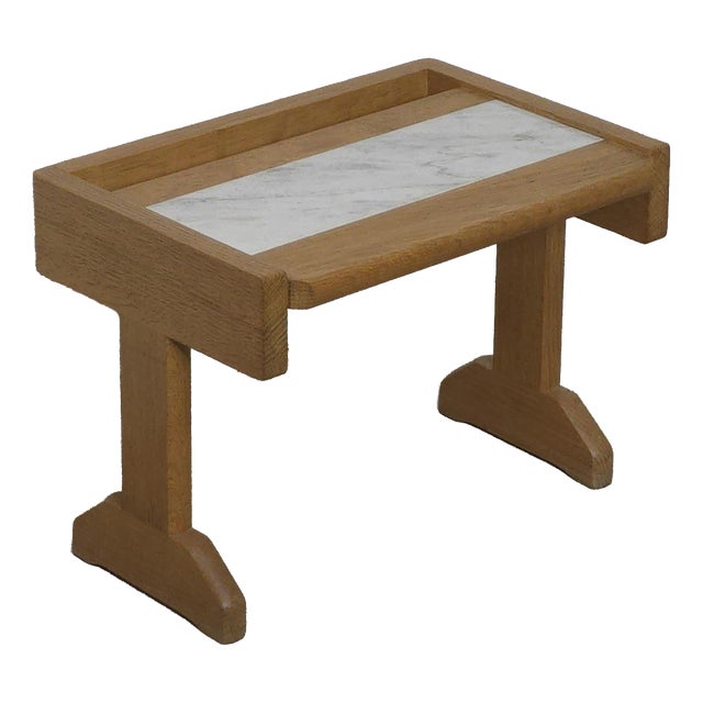 Side Table attributed to Guillerme et Chambron, 1970s For Sale