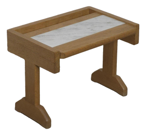 Side Table attributed to Guillerme et Chambron, 1970s