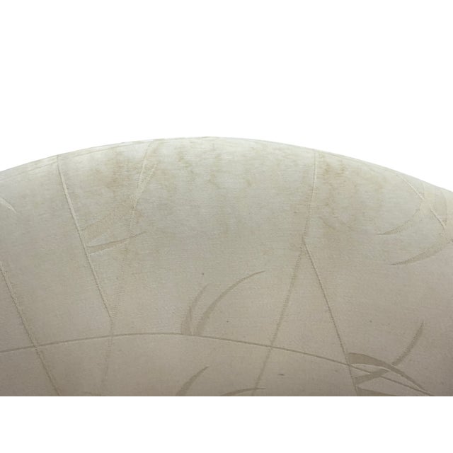 1950s Baker Furniture Co. Barrel Chairs on Caster Wheels - A Pair For Sale - Image 10 of 16