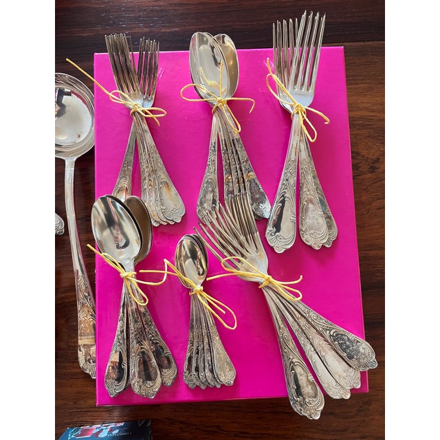 Silver 800 Cutlery, 1890s, Set of 89 For Sale - Image 10 of 11