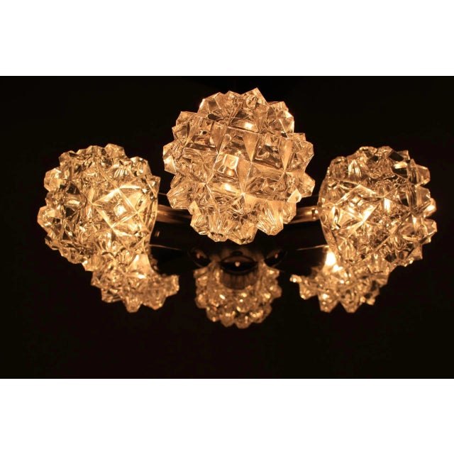 1960s Chandelier from Kamenický Šenov, 1960s For Sale - Image 5 of 11