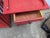 Beautiful Set of Brick Red Side tables by Ron Fisher an Iowa furniture designer. Ron Fisher began wood carving in his...