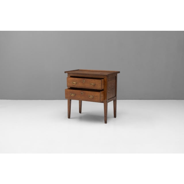 Antique Two-Drawer Chest, 1800 For Sale - Image 4 of 10