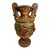 Mid 20th Century Large Neoclassical Swan-Handled Grape Urn / Pedestal Floor Vase, 28” For Sale - Image 4 of 8