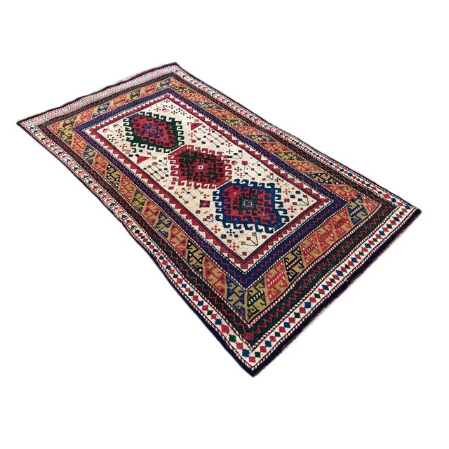 Antique Caucasian Kazak Rug 1.82m X 0.97m, 1920s For Sale - Image 3 of 18