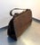 1940s brown reptile skin snap-top purse w/ top handle. Excellent pristine condition.