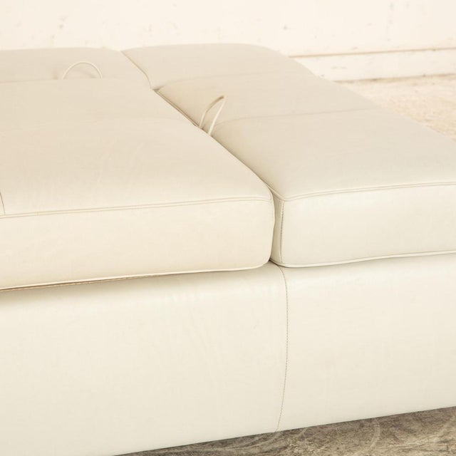 Square Up Modular Sofa in Leather fom FSM, Set of 3 For Sale - Image 11 of 18