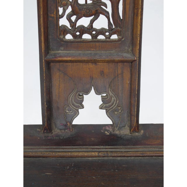 Antique Chinese High York Back Armchairs - a Pair For Sale - Image 10 of 13