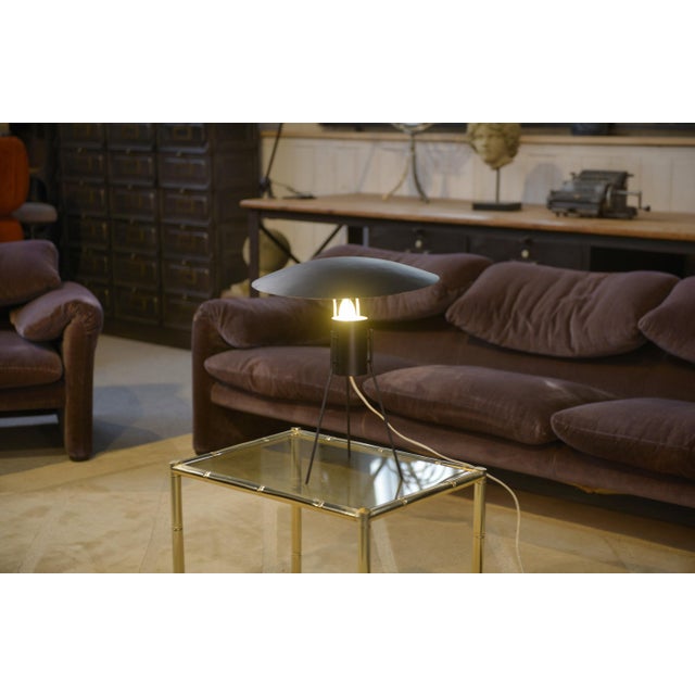 Handmade Saucer Lamp, 1960s, in Good conditions. Designed 1960 to 1969 European Plug (up to 250V).The wiring of this item...