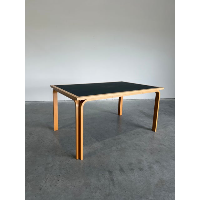 Magnus Olesen Vintage Rud Thygesen and Johnny Sørensen for Magnus Olesen 8000 Series Dining Set, 7pcs For Sale - Image 4 of 12