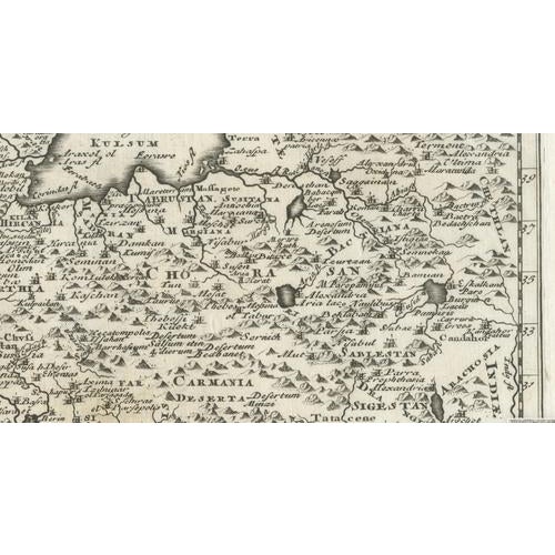 Cluver Persia Map with Armenia & Mesopotamia, 1697 For Sale - Image 9 of 10