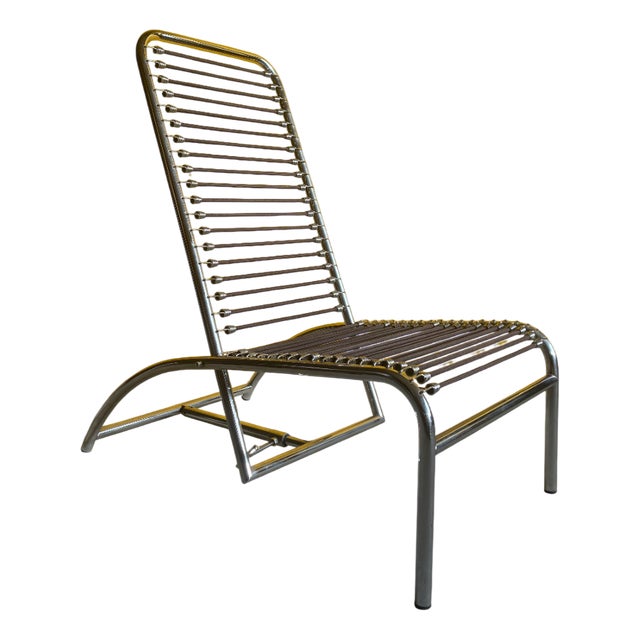 Reclining Chair by Rene Herbst for Alivar, 1980s For Sale