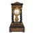 Late 19th Century Portico Barley-Twist Marquetry Mantel Clock, French, Ca. 1880 For Sale